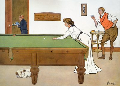 A Billiards Match by Lance Thackeray